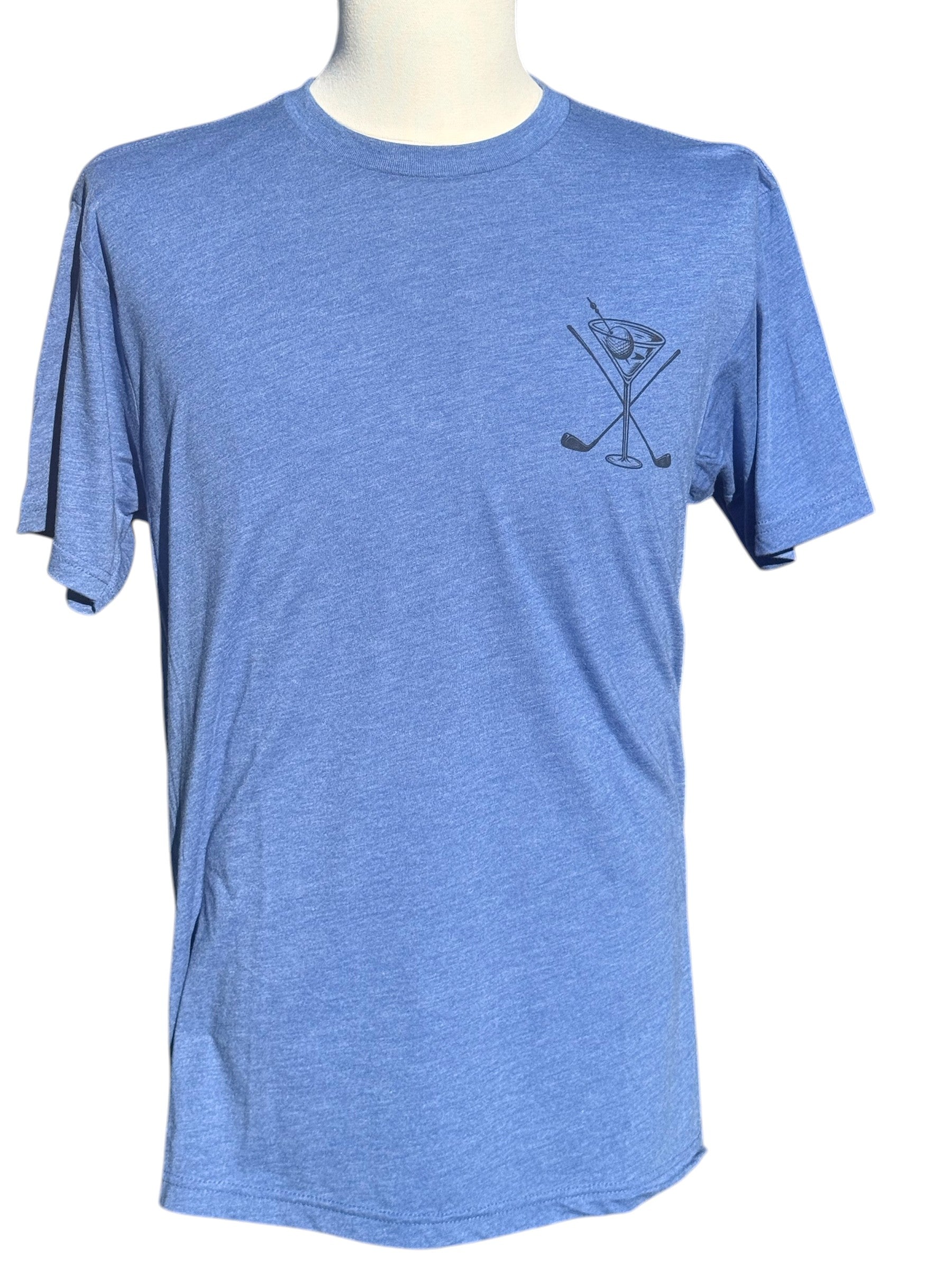 Scooter Martini Social Club T-Shirt - Royal Blue