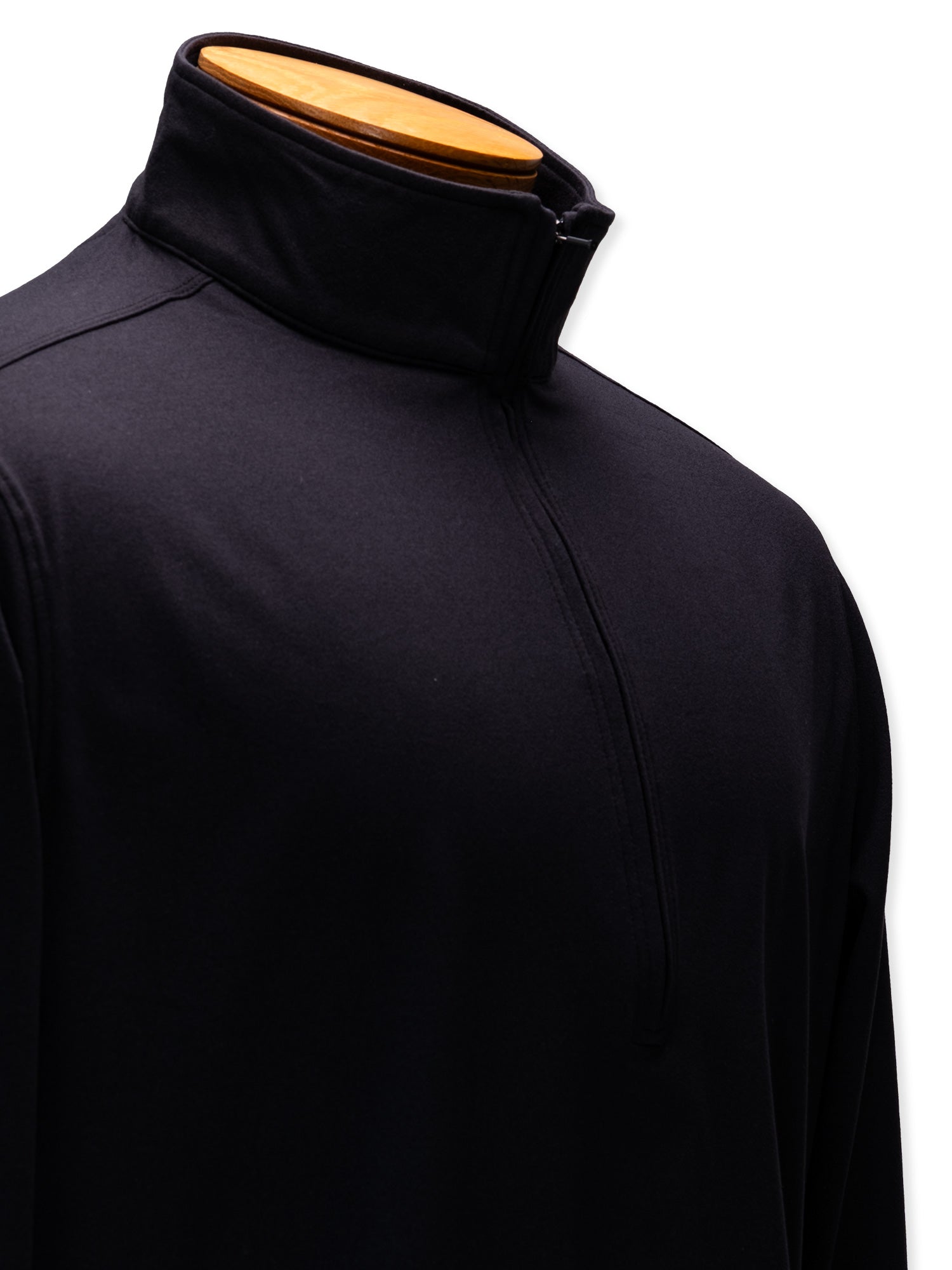 Club Classic Quarter Zip - Midnight Black