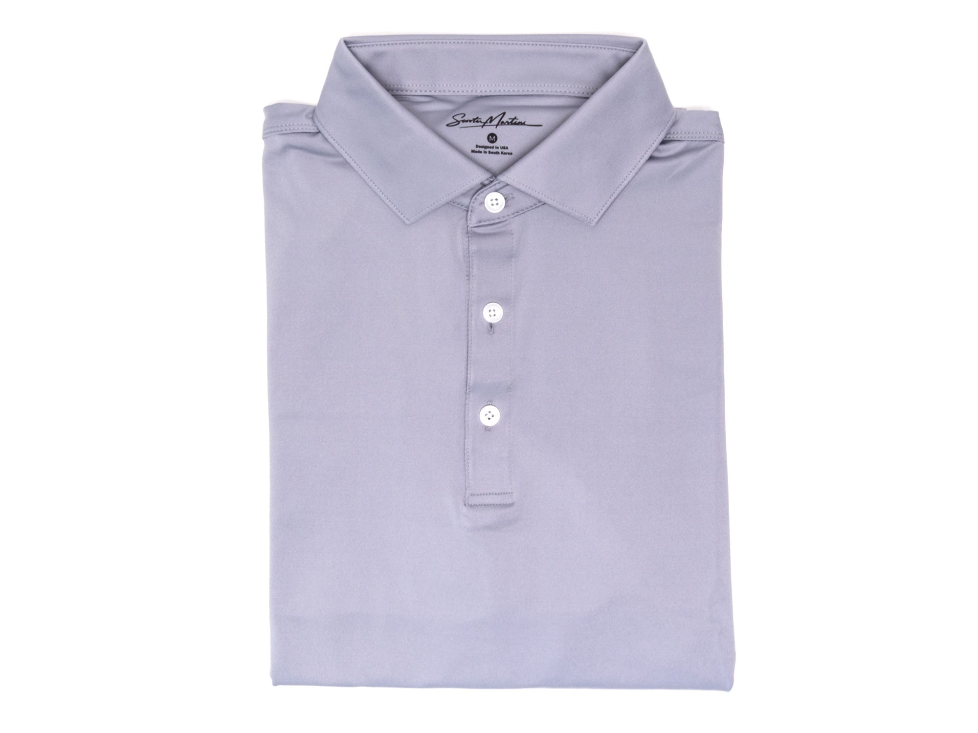 Club Classic Polo - Mist Gray