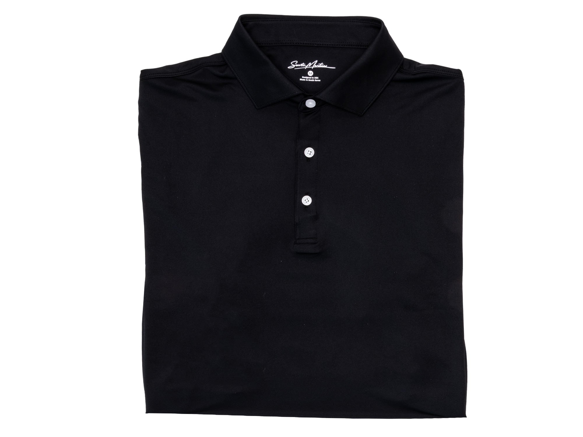 Club Classic Polo - Midnight Black
