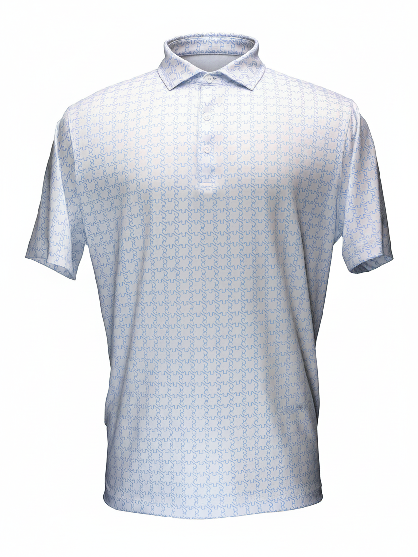Puzzle Polo - White