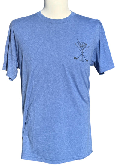 Scooter Martini Social Club T-Shirt - Royal Blue