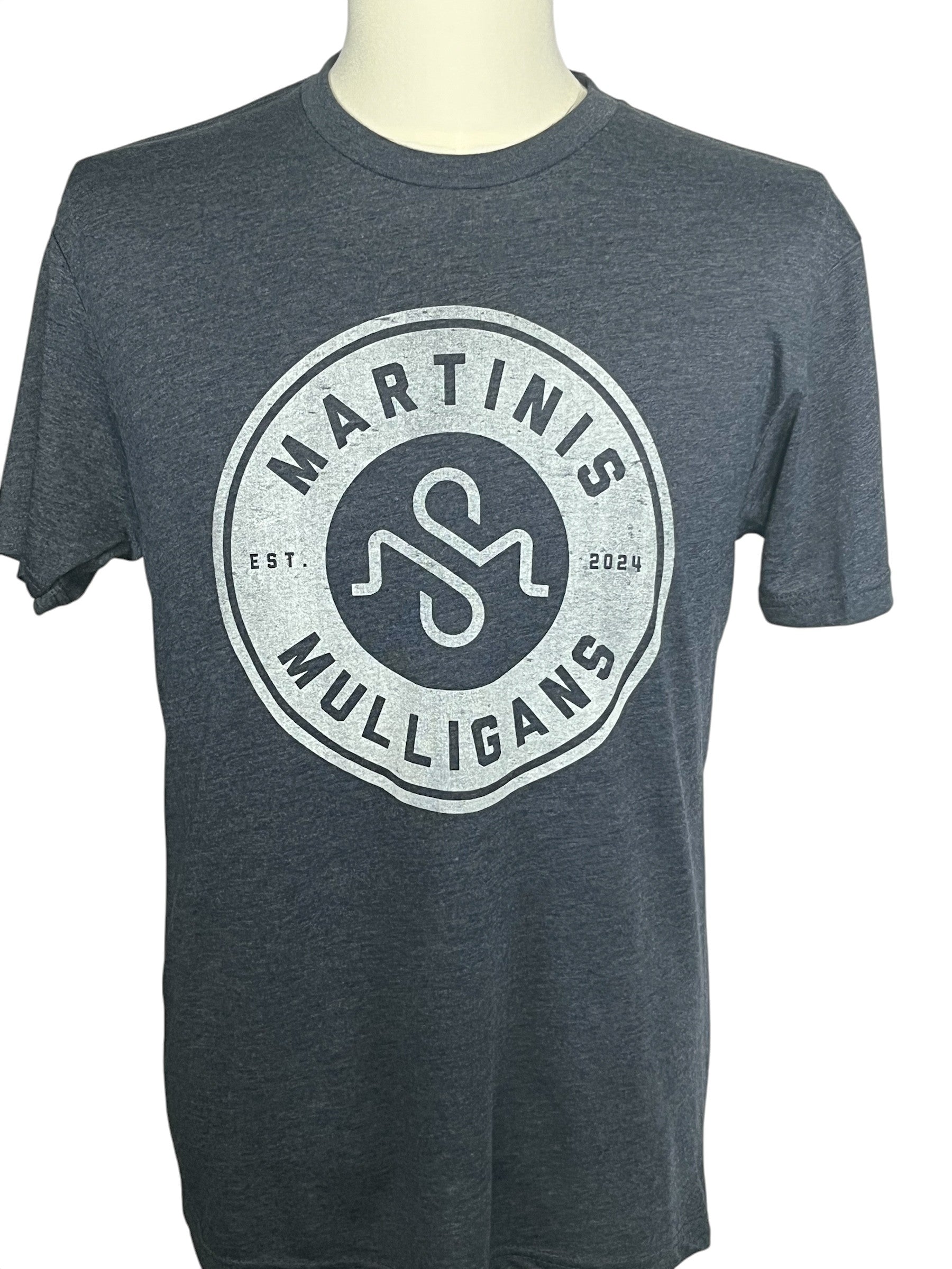 Martinis & Mulligans T-Shirt - Vintage Navy