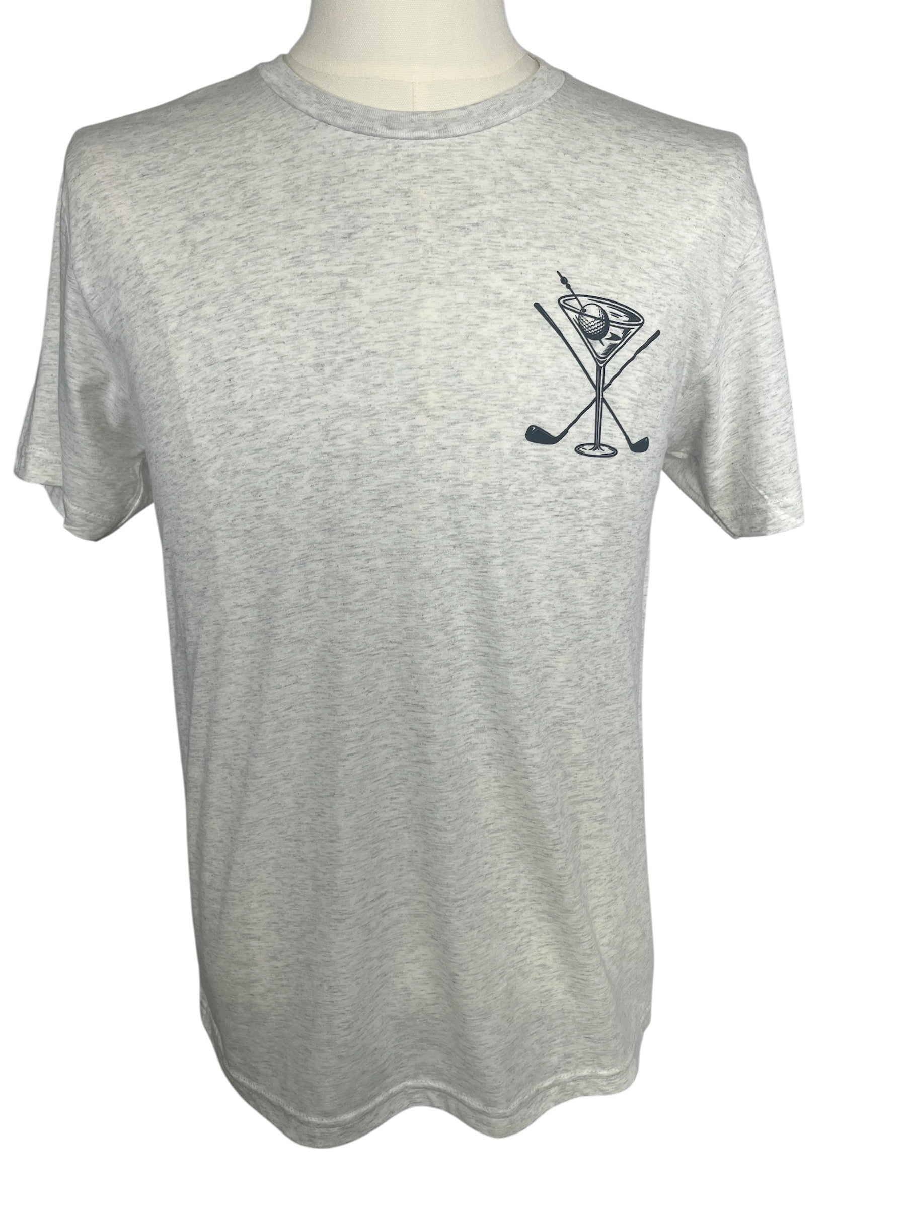 Scooter Martini Social Club T-Shirt - Heather White