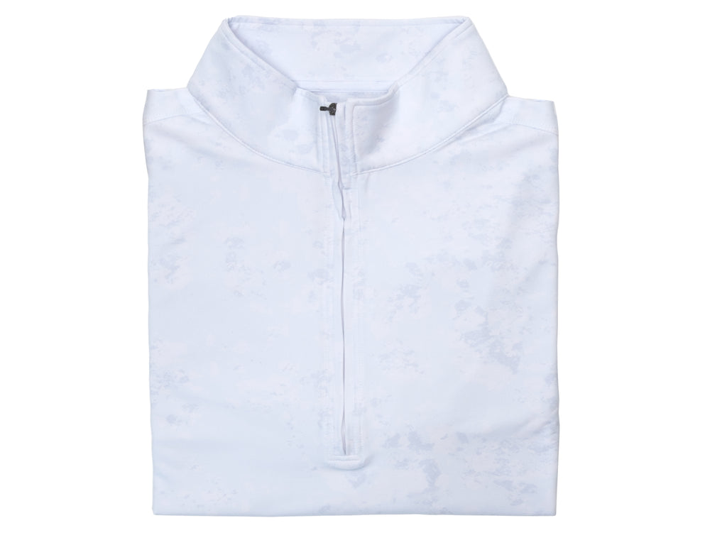 Clouds Quarter Zip - Sky Blue