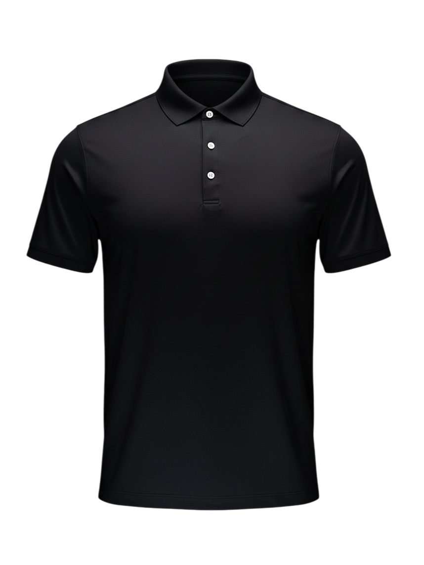 Club Classic Polo - Midnight Black
