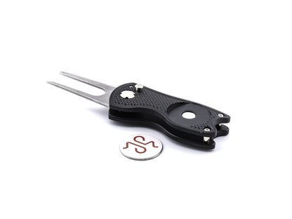 Divot Tool - Black w/ Red Logo