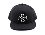 Flat Bill Baseball Hat - Black